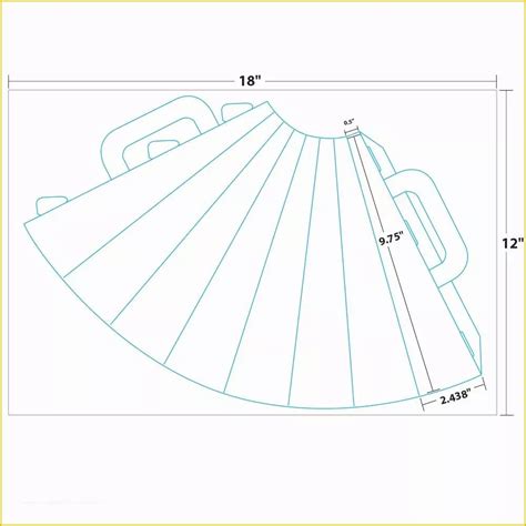 printable paper megaphone template  megaphone pattern