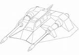 Ausmalbilder Speeder Airspeeder sketch template