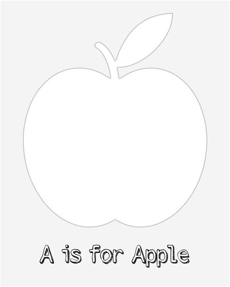 printable    apple coloring page mama likes