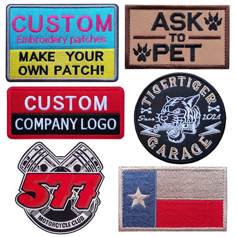 custom logo patches custom embroidery patches heat press patches