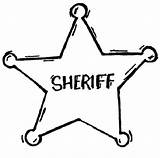 Badge Coloring Sheriff Police Draw Pages Sheet Kids Cliparts Policeman Clipart Clip Clipartmag sketch template