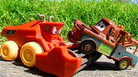 disney cars tractor tipping fun mater disappears pixar cars