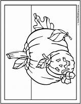 Halloween Coloring Pages Printable Pumpkin Pdf Printables Leaves Acorn Colorwithfuzzy sketch template