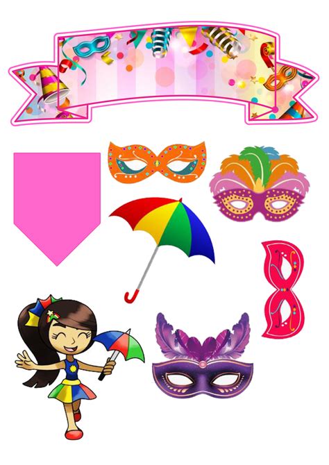 carnaval festinha decoracao  festa bolo png topper crafts masquerade cakes