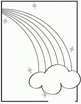 Coloring Rainbow Pages Clip Popular Library Cartoon sketch template
