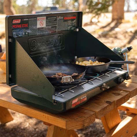 coleman gas camping stove classic propane stove  burner buy