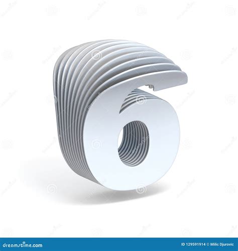 curved paper sheets number    stock illustration illustration