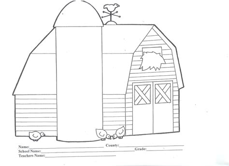 barn coloring pages farm barn coloring pages