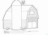 Coloring Barn Pages Printable Farm Print Template Preschool Popular Coloringhome Library Clipart sketch template