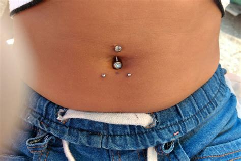 heal  infected belly piercing