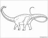 Apatosaurus Brontosaurus Herd sketch template