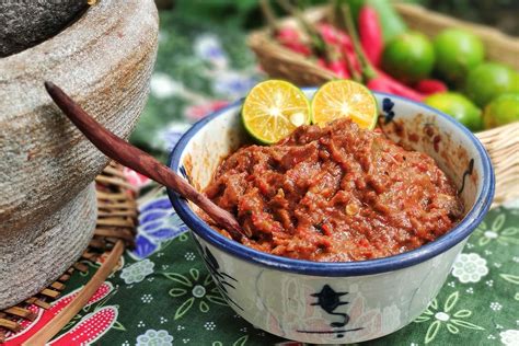 sambal belacan charcoal roasted  lovely recipes