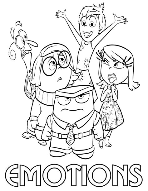 emotions coloring pages    print sketch coloring page