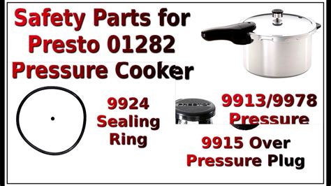presto   quart aluminium pressure cooker parts youtube