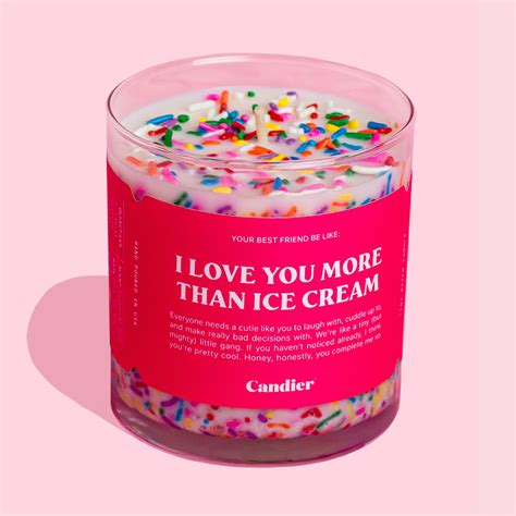 Love You More Than Ice Cream Candle Public Relations Media Kit