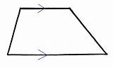 Trapezium Clipart Trapezoid Clip Cliparts Trapezoids Quadrilateral Clipground Clipartbest Library Line sketch template