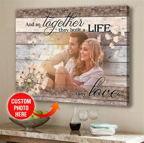 custom painting canvas personalized photo wall art   etsy