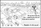 Stranger Coloring Pages Danger Safety Sheets Worksheet Fire Lesson Plan Kids Simple Printable Worksheets Boys Scenarios Preschool Lessons Tips Street sketch template