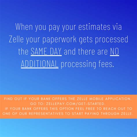 zelle payment flyer road ready registration