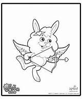 Chica Show Coloring Pages Kids Cupid sketch template