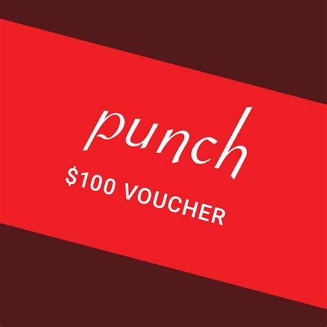 100 T Voucher – Punch Hair Salon