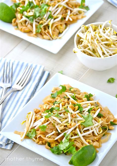 vegetable pad thai mother thyme