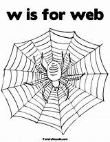 Web Coloring Pages Charlottes Template Charlotte Spider Printable sketch template