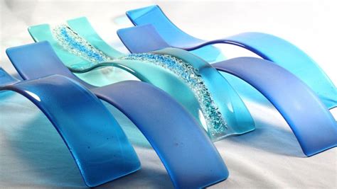 Fused Glass Art Rolling Waves Made To Order Fused
