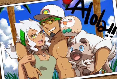 Rowlet Kukui Rockruff And Burnet Pokemon And 2 More