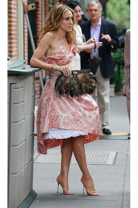 An Ode To Carrie Bradshaws Epic Shoe Game Carrie Bradshaw Outfits