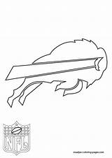 Coloring Pages Bills Buffalo Nfl Logo Template sketch template