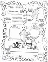Rosary Drawing Color Pray Poster Getdrawings Drawings sketch template
