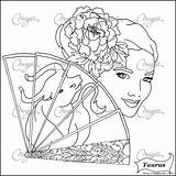 Coloring Pages Taurus Printable Getcolorings Zodiac Getdrawings Hobby источник Mix sketch template