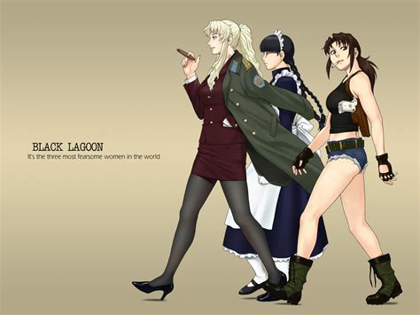 Azasuke Wind Azasuke Black Lagoon Balalaika Revy Roberta