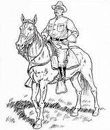 Roosevelt Rough Drawing Riders Teddy Col Lt Details Pen Original Americanlisted Bronx York sketch template
