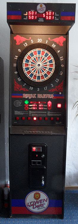 dart automat loewen royal darts flippermarkt