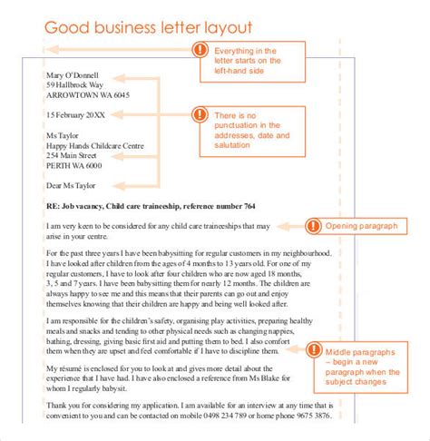 sample formal business letters formats  ms word