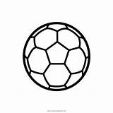 Balones Colorir Calcio Pallone Bola Palla Futbol Fútbol Excepcional Dibujo Jogador Seonegativo Iconfinder sketch template