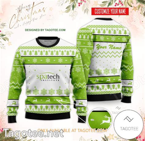 spa tech institute westbrook custom ugly christmas sweater miushop