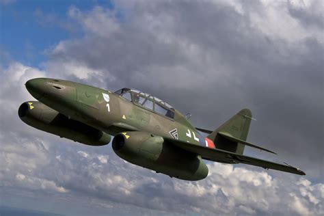 Me 262 White 1 En Vol Imaginer être Aux Commandes De Cet Avion