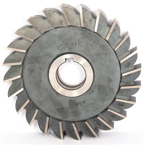 straight side milling cutter       arbor hss