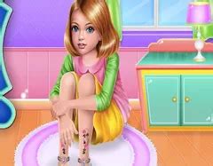 lena foot treatment care doctor games