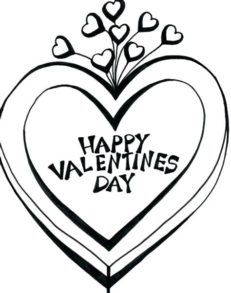 valentines day coloring pages hearts  getcoloringscom