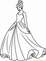 Princess Cinderella Disney Coloring Pages Coloringpages101 Color sketch template