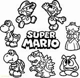 Mario Coloring Pages Super Printable Color Print Getcolorings sketch template