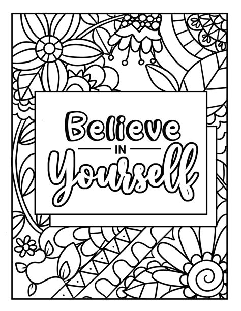 inspirational quote coloring pages  pages coloring library