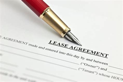 tenants   lease  leaves
