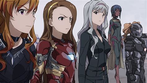Garotas Geeks Capitão América Guerra Civil Em Versão Anime