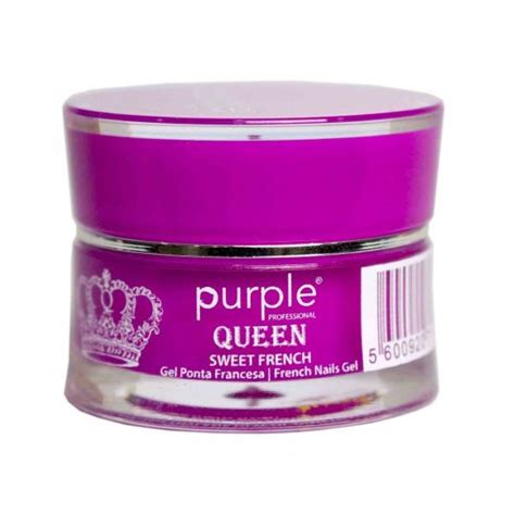 purple queen gel de construcao tom sweet french gr compara precos