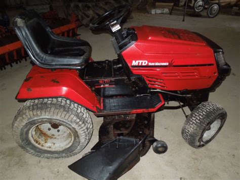 mtd yard plaeneklipper garden tractor til salg pa retrade  du kobe brugt udstyr maskiner